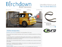 Tablet Screenshot of birchdown.com